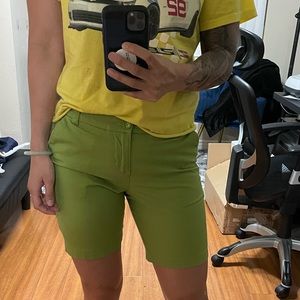 Patagonia green mid-length shorts